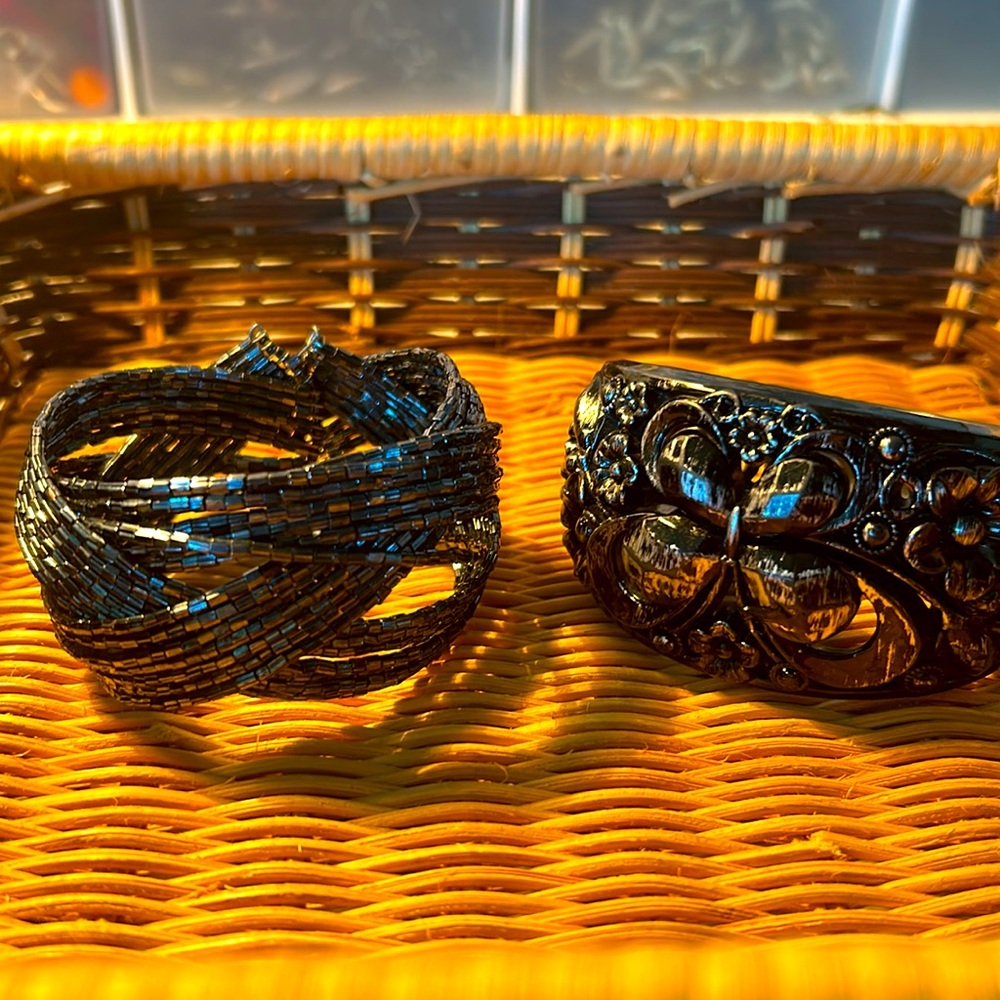2/$12 Black Bracelets Set